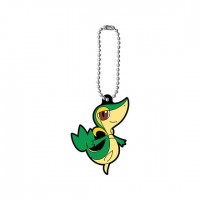 01-47327 Pokemon Capsule Rubber Mascot Pt 12 300y - Snivy (Tsutarja)