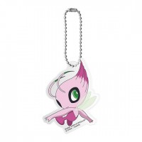 02-50223 Pocket Monsters the Movie: Coco Acrylic Swinger / Mascot 300y - Celebi (Pink Color Version)