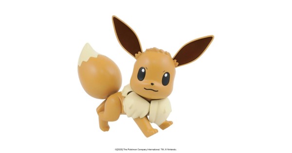 Maquette Pokémon EVOLI (Évoli) Bandai Pokepla 04 – Kit à Assembler