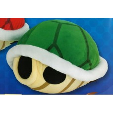 02-87000 Super Mario Bros DX Big Size Plush  Turtle Shell - GREEN Koopa Shell Plush 