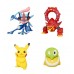 02-10469 Pokemon the Movie XY&Z: Volcanion to Karakuri no Magearna - Pokemon Style Figure - Set of 4 380y