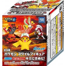 02-10580 Pokemon the Movie  20th Anniversary - Pokemon Style Figure I Choose You  380y - Set of 4