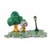 02-81234 Animal Crossing New Leaf Jump Out Outing Collection 300y - Mime Tree and Lamp Post