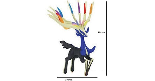 02-81248 1/40 Scale Pokemon XY Zukan Figures 01 300y - Xerneas