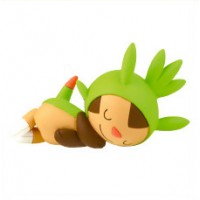 02-81336 Pokemon XY Oyasumi Friends Figure - Goodnight Friends Sleeping Pokemon 200y - Chespin