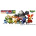 02-81541 1/40 Scale Pokemon Zukan Figures Collection 3D Encyclopedia Pokemon XY 02 300y - Set of 4