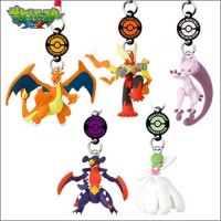 02-81631 Pokemon XY DX02 Side Y Netsuke Strap Figure - Set of 5