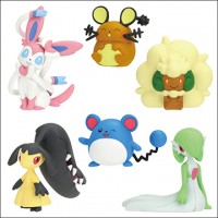 02-81967 Pokemon XY - Fairy Collection Mini Figures 200y - Set of 6