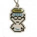 02-82068 Earthbound  Mother 2 Kizetsu Plate Flat Keychain 200y - Set of 5