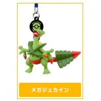 02-82222 Pokemon XY DX 03 Mega Evolution Netsuke Strap Mini Figure Mascot 200y - Mega Sceptile