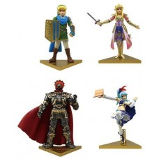 02-82599 The Legend of Zelda Musou Hyrule Warriors Figures with Stand 300y - Set of 4