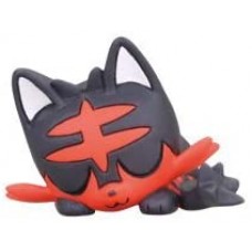 02-85230 Pokemon Sun & Moon Oyasumi Good Night Friends Mini Figure 200y - Litten