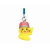02-85694 Pokemon The Movie 20th Ver: I Choose You!  Mini Figure Mascot Strap 200y - Pikachu Alola Cap
