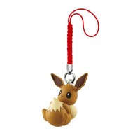 02-87023 Pokemon Sun & Moon Manmaru Netsuke Mascot 200y - Eevee