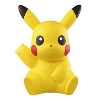 02-87252 Pokemon Sun & Moon Soft Vinyl Sofubi Figure 300y - Pikachu