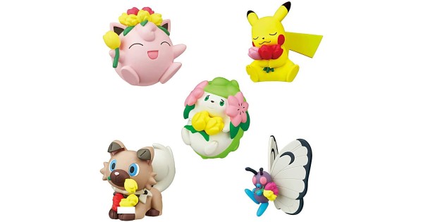 02-87420 Pokemon Sun & Moon Pokapoka Biyori Ideal Warm Day Flower