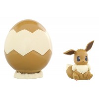 02-87444 Pokemon Sun & Moon Egg Pot  Character Capsule Figure 300y - Eevee