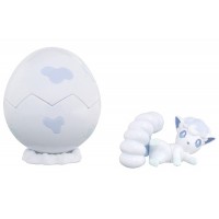 02-87444 Pokemon Sun & Moon Egg Pot  Character Capsule Figure 300y - Alola Vulpix