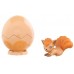 02-87444 Pokemon Sun & Moon Egg Pot  Character Capsule Figure 300y - Vulpix