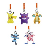 02-88415 Pocket Monsters Pokemon It's an Adventure Together Mascot 200y - Set of 5