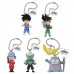 02-88841 Dragon Quest The Adventure of Dai Mini Figure Mascot / Keychain 300y - Set of 5