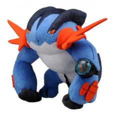 02-82179 Takara Tomy Pokemon Mega Shinka Soft Plush Mega Swampert