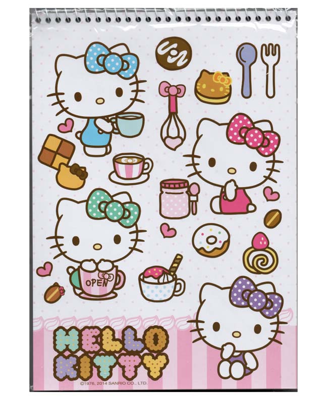 Sanrio Hello Kitty Blank Drawing Pad 7 X 10 Sanrio hello kitty blank drawing pad 7 x 10