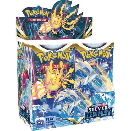 05-85091 Pokemon Sword & Shield Silver Tempest Trading Card Game Booster  Pack