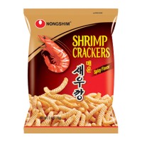 0X-21569 Nongshim Shrimp Crackers Spicy Flavor Snack  2.6  Oz  (75 g)