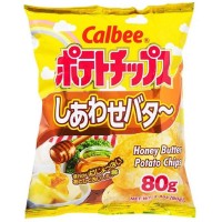 0X-00221 Calbee Honey Butter Potato Chips 2.80Oz (80g)
