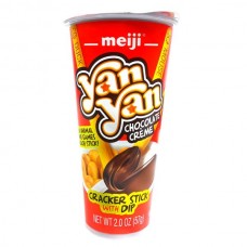 0X-71001 Meiji Yan Yan Biscuit Stick  Snack with Chocolate Dip 2.0 Oz (57 g)