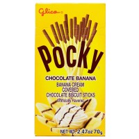0X-15936 Glico Pocky Chocolate Banana 2.47 Oz 70g
