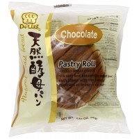 0X-65086 Shirakiku D-Plus Natural Yeast Bread Baked Wheat Cake - Chocolatey Flavor 2.82 Oz (80 g)