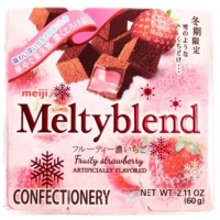 0X-69813 Meiji Melty Blend  Confectionary Fruity Strawberry 2.11 Oz (60 g)