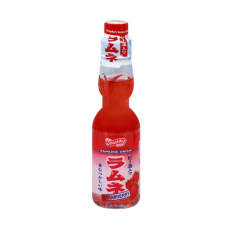 0X-74180 Shirakiku Carbonated Ramune Drink - Strawberry