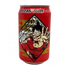 0X-54287 OCEAN BOMB ONE PIECE LUFFY SPARKLING WATER (YOGURT) 11.15 Oz (330ml)