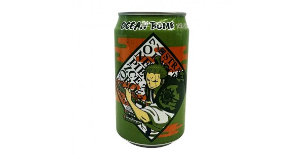 OCEAN BOMB ONE PIECE ZORO SPARKLING WATER (HONEY LEMON) 11.15 Oz