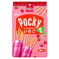 0X-15343 Glico Pocky Strawberry 9 Pack