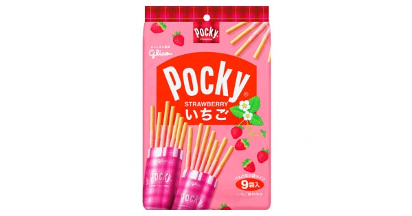 Glico Pocky Strawberry 9 Pack