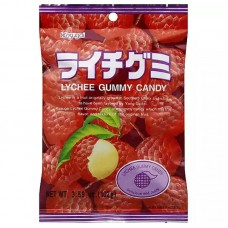 0X-04039 Kasugai Fruitia Lychee Gummy Candy 3.59 Oz (102 g)