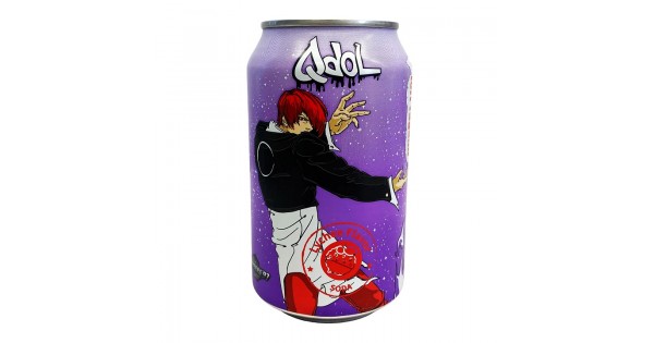 Qdol Collectible King of Fighters 97' Themed Can Soda - Iori Qdol Collectible King of Fighters 97' Themed Can Soda - Iori