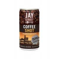0X-01081 ITO EN Jay Street Coffee Coffee Shot Unsweetened Black 150 mg Caffeine  6.4 Fl Oz  (190 ml)