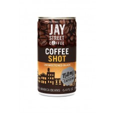 0X-01081 ITO EN Jay Street Coffee Coffee Shot Unsweetened Black 150 mg Caffeine  6.4 Fl Oz  (190 ml)