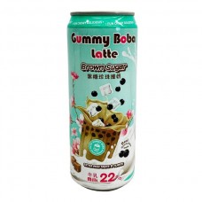 0X-16617  O's Bubble Gummy Boba Latte - Brown Sugar 15.9oz (470ml)