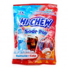 0X-00869 Hi-Chew Japanese Chewy Candy, Soda Pop Mix, Ramune/Cola Flavors, 2.82 Ounce (80g)