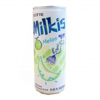 0X-00567 Lotte Milkis Carbonated Drink - Melon 8.45 Fl Oz (250 ml)