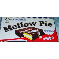 0X-05558 K Town Mellow Pie Chocolate Marshmallow Snack  .64 Oz  (18 g) (One Individual Serving)