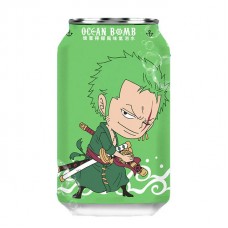 0X-54252 OCEAN BOMB ONE PIECE ZORO SPARKLING WATER (LEMON) 11.15 Oz (330ml)