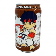 0X-54260 OCEAN BOMB STREET FIGHTER RYU SPARKLING TEA APPLE FLAVOR 11.15 Oz (330ml)