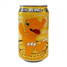 0X-54305 OCEAN BOMB Digimon Adventure Agumon Sparkling Water - Banana Flavor 11.1oz (330ml)